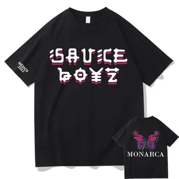 Majica sa po cijeloj površini Američkog Sve Eladio Carrion, Glazbena t-Shirt Monarca, Muška I Ženska t-Shirt u stilu hip-hop, Casual majica Оверсайз, Visokokvalitetna Vanjska Odjeća